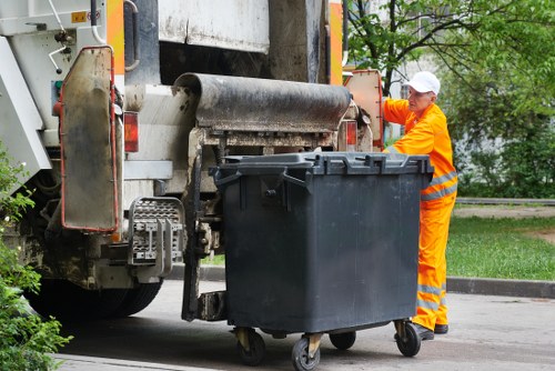 Various types of business waste for segregation